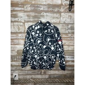 Reason Black/White Pullover Jacket Size S